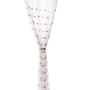 Bellissimo pizzo ricamato <span class=keywords><strong>tende</strong></span> trasparenti per il soggiorno, principessa rosa delle ragazze camera finestra <span class=keywords><strong>tende</strong></span> balcone - Product Image 4