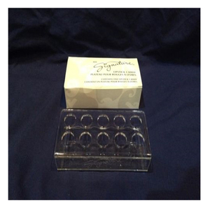 Mary Kay Firma Acrilico Trasparente Rossetto Caddy Holder/10 Tiene/NIB - Product Image 1