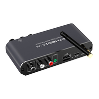 GTMEDIA A6 pour adaptateur audio 5.1, récepteur émetteur, portée sans obstacle >15m, réponse en fréquence 20Hz-20kHz, USB/