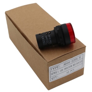 Ad16 22ds dẫn chỉ số ánh sáng đèn 22mm nhựa tín hiệu đèn chỉ số cho 220V 230V - Product Image 1