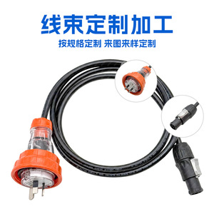 Cable de alimentación industrial a prueba de agua con conector Cannon de 3 pines, cable de extensión de PVC de 220V para iluminación de escenario y uso con micrófono. - Product Image 5