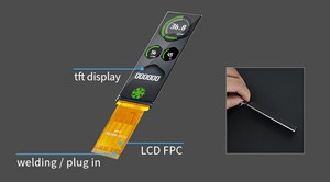 หน้าจอ Polcd ขนาด 3 นิ้ว 268x800 พิกเซล แบบ IPS รองรับการเชื่อมต่อ 40 พิน RGB565 ความสว่าง 700 nit ชิปเซ็ต ST7701S จอแสดงผล TFT LCD ขนาด 3 นิ้ว - Product Image 5