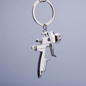 Metal New Water Gun Keychain Car Wash Tools High-pressure Water Gun Model <b>Key</b> Chain Party Gift Pendant <b>Key</b> <b>Ring</b> - Product Image 5