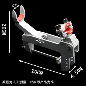 Support de canne à pêche métallique réglable et rotatif, robuste, à 3 points de fixation, pour bateau, canoë, aviron, kit de montage latéral pour kayak - Product Image 3