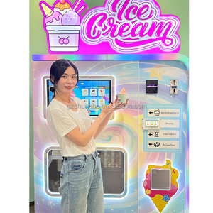 Macchina Automatica per Gelato <span class=keywords><strong>Soft</strong></span> Commerciale a 3 Gusti, Distributore Automatico Self-Service, Compatibilità 110/220V, Fabbrica OEM ODM - Product Image 3