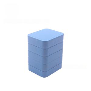 Vente en gros OEM ODM Moulin carré en plastique biodégradable Broyeur d'herbes à fumer à 4 couches pour le tabac Accessoires pour fumeurs Logo personnalisé - Product Image 5