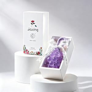 Jabón de Cristal y Jabón de Aromaterapia para Baño, Jabón de Glicerina con Aroma a Uva Personalizado para Regalos de Agradecimiento a Clientes en Inauguraciones Inmobiliarias - Product Image 5