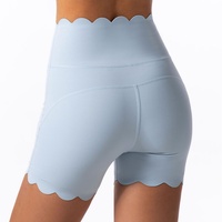 Shorts de fitness taille haute, unis, extensibles, moulants, respirants, antichoc, amincissants, rehausseurs de fessiers, séchage rapide, confortables