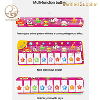 Clavier électronique à 9 touches Jouet éducatif pour bébé Instrument de musique en mousse souple Piano Tapis de musique Jouer au sol de la salle de sport Tapis de jeu de danse