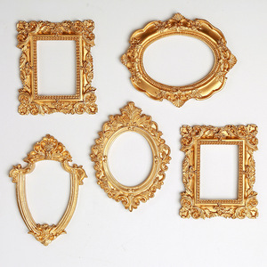 Mini Vàng 3D Nhựa Hình Ảnh Khung Tủ Lạnh Nam Châm Ins Cổ Điển Châu Âu Hình Ảnh Khung Cứu Trợ Hình Ảnh Khung Tủ Lạnh Nam Châm - Product Image 1