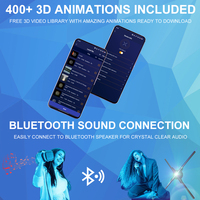 3d Hologram Sync 52cm Équipement Publicitaire 3d Led Fan Stand Player Proyector Projector avec Display Ads
