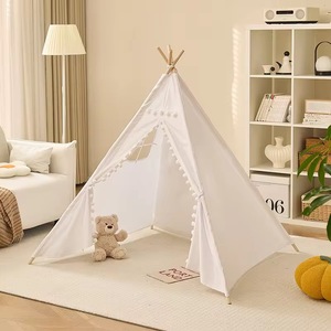 Tente de jeu pour enfants, tipi portable pour enfants, tente tipi pour tout-petits, château pour garçons et filles, salle de jeux teepee - Product Image 2