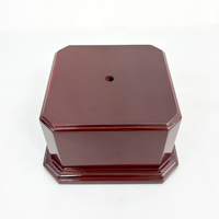 Finition Piano Base en bois rouge foncé noir pour MH-MJ0500 de récompense Crystal Trophy