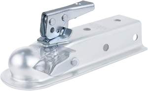 2 "3500lbs Trailer <span class=keywords><strong>Coupler</strong></span> Repair Kit Verzinkte Kupplung Ersatz verriegelung mit Kette - Product Image 2