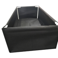 Bac à légumes surélevé divisé pour jardin, en tissu feutre, bac de plantation carré, conteneur de plantation, sac de culture, pot de plantation, écologique, aéré