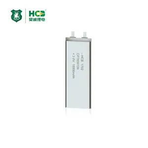 HCB Smart Tags Sensor High Pulse Super Thin Lipo Battery Smart Home High Capacity 10000mAh Custom Size Flat Lithium Battery