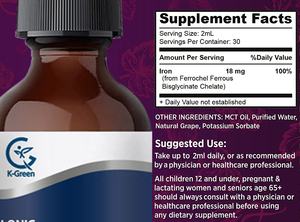 Suplemento de <span class=keywords><strong>hierro</strong></span> líquido OEM <span class=keywords><strong>para</strong></span> mujeres y hombres, <span class=keywords><strong>hierro</strong></span> constructor gratuito, vitamina <span class=keywords><strong>para</strong></span> <span class=keywords><strong>la</strong></span> <span class=keywords><strong>anemia</strong></span>, gotas de <span class=keywords><strong>hierro</strong></span> líquido <span class=keywords><strong>para</strong></span> adultos - Product Image 2