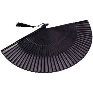 Abanico de Mano de Bambú Personalizado, Hecho a Mano, con Plumas de Pavo de 11 Pulgadas, Estilo Romántico, Duradero, de Plástico, Elegante y Práctico - Product Image 3