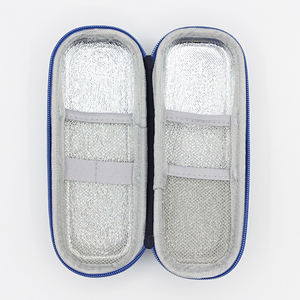 Portable Insulin Cooler Travel Case 3 1 Pen Bottle Approved <b>Cooling</b> <b>Bag</b> EVA Insulated Organizer Zipper 21x9x6cm Customizable - Product Image 5