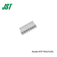 Connecteurs rectangulaires JST B7P-VH(LF)(SN) CONN HEADER VERT 7POS 3.96MM, interconnexions, broches mâles, alliage de cuivre, 250V