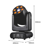 100W IP65 RGBW LED Moving Head Light mit DMX512 und Prismaeffekten für Bühne und Nachtclub