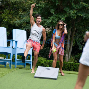 Juego de Cornhole de Madera Portátil, Clásico, Personalizable, Resistente, para Exteriores, Alquiler de Equipos para Juegos de Carnaval - Product Image 4