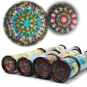 <span class=keywords><strong>Caleidoscopio</strong></span> Giratorio Grande, Mágico y Versátil, Tubo de Flores con Vista Interior, Papel, Juguetes para Niños de Jardín de Infancia - Product Image 1