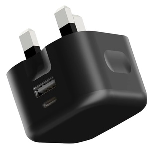 <span class=keywords><strong>Adaptador</strong></span> <span class=keywords><strong>de</strong></span> <span class=keywords><strong>Corriente</strong></span> Plegable Tipo <span class=keywords><strong>C</strong></span> <span class=keywords><strong>de</strong></span> 20W con Enchufe del Reino Unido para Cargador, Cable <span class=keywords><strong>de</strong></span> Carga Rápida, <span class=keywords><strong>Adaptador</strong></span> <span class=keywords><strong>de</strong></span> Cargador para iPhone 17 - Product Image 1