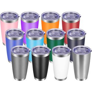 Oem 20oz Stainless Steel Tumbler Vacuum Insulated Double Wall With Lid And Straw Reusable <b>For</b> Travel <b>Hot</b> <b>Drinks</b> - Product Image 3