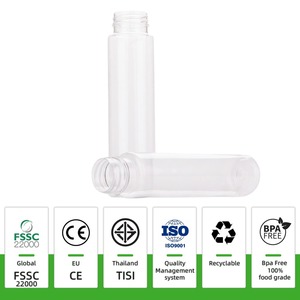 Tùy chỉnh trong suốt vòng rộng mouthed pet chai nhựa 400ml bán buôn BPA-free nhựa dùng một lần chai nước giải khát 500ml - Product Image 3