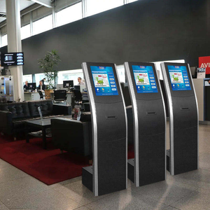 17インチ赤外線タッチスクリーンキオスク呼び出しチケットディスペンサーマシンキュー管理システム - Product Image 1