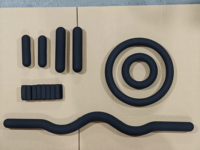 Ensemble de studio intérieur tout-en-un, tapis de sol en PVC, poids de main réglables et cordes de tube d'étirement, conception ODM personnalisée