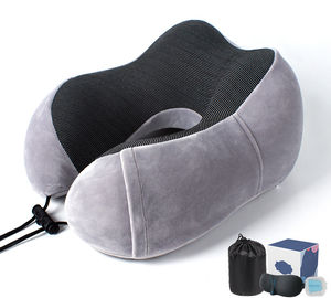 Almohada de Viaje en Forma de U con Soporte para el Cuello, Almohada de Viaje de Espuma Viscoelástica al por Mayor - Product Image 2