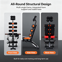 Roue abdominale en fer pour l'amincissement et le renforcement musculaire, appareil d'assistance aux sit-ups pour la maison et la salle de sport