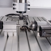 Machine de gravure et de découpe CNC de haute qualité, 6040, 4 axes, broche 0,8 kW/1,5 kW/2,2 kW + variateur de fréquence, pour le bois, l'acrylique et le métal