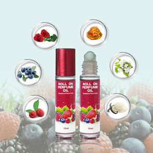 Assurance qualité Huile de parfum à bille 10 ml, parfum quotidien aux notes de fruits, ambré et rose - Product Image 3