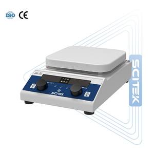 Placa Calefactora con Agitador Magnético SCITEK con Placa de Trabajo de 138x138 mm, Pantalla LED, Motor de CC sin Escobillas, Garantía OEM de 2 Años para Laboratorio - Product Image 3