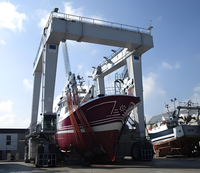 Grue de yacht sur mesure |   Solution de levage de bateaux robuste pour yachts et chantiers navals