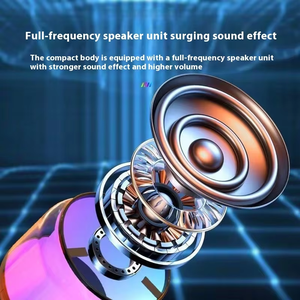 Bán Buôn 3D Stereo TF Thẻ MP3 Người Chơi Trẻ Em Của RGB Môi Trường Xung Quanh Ánh Sáng Loa Không Dây Cho Xe Âm Nhạc & Quà Tặng - Product Image 5