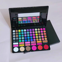 Palette de fards à paupières personnalisée à prix avantageux, 78 couleurs, marque privée, maquillage pour femmes, palette de fards à paupières hautement pigmentée
