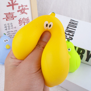 Most Popular TPR Mini Simulation Fruit Pear Cute Pet Super Soft Slow Rebound <b>Squeeze</b> Decompression Toys for Kids Boys and Girls - Product Image 3