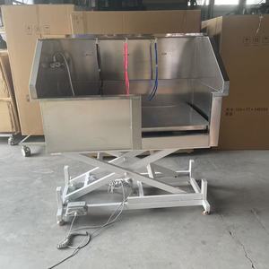 Toda la bañera veterinaria del perro del acero inoxidable Bañera eléctrica del perro de elevación del acero inoxidable - Product Image 3