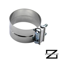 Collier de serrage haute performance en acier inoxydable 304 pour tuyau d'échappement, 2.0 po, 2.25 po, 2.5 po, 2.75 po, à joint superposé