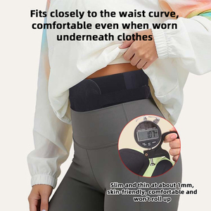 Supporto Lombare Sportivo Ultra Sottile Regolabile a Doppia Trazione, Cintura di Supporto per Schiena e <span class=keywords><strong>Vita</strong></span>, Leggera e Traspirante con Logo - Product Image 5