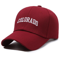 Casquette de baseball convertible de style nouveau - Version coréenne, broderie de lettres tendance, casquette de baseball à visière pour les loisirs en plein air