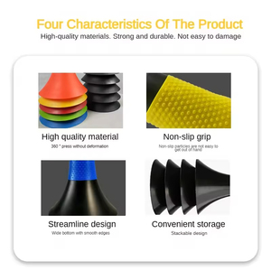 Horn Type <strong>Cones</strong> Basketball Training Equipment Agility <strong>Cones</strong> for Sports Training for Indoor Outdoor Speed Grab Drills - Product Image 5