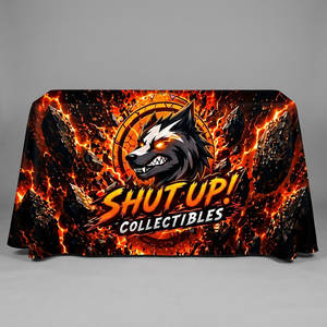Cubierta de Mesa Personalizada por Sublimación, Impresa a Todo Color, de Poliéster, para Ferias Comerciales, Eventos y Exhibiciones - Product Image 1