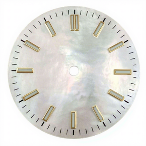 Esfera de Reloj Personalizada OEM de Nácar Colorida, Fabricada a Medida, con Luminiscencia Verde Premium, para Movimiento NH35, 28.5mm - Product Image 1