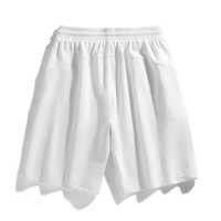 Short décontracté pour homme, couleur unie, logo personnalisé, pantalon de plage fitness cinq tailles, short de course en coton respirant