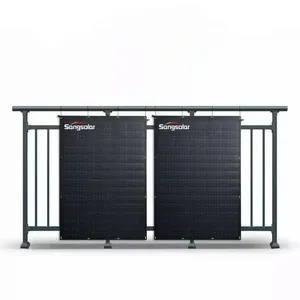 Produk Baru terlaris 200W 400W 800W balkon surya kolektor termal panel surya fleksibel dengan harga kompetitif